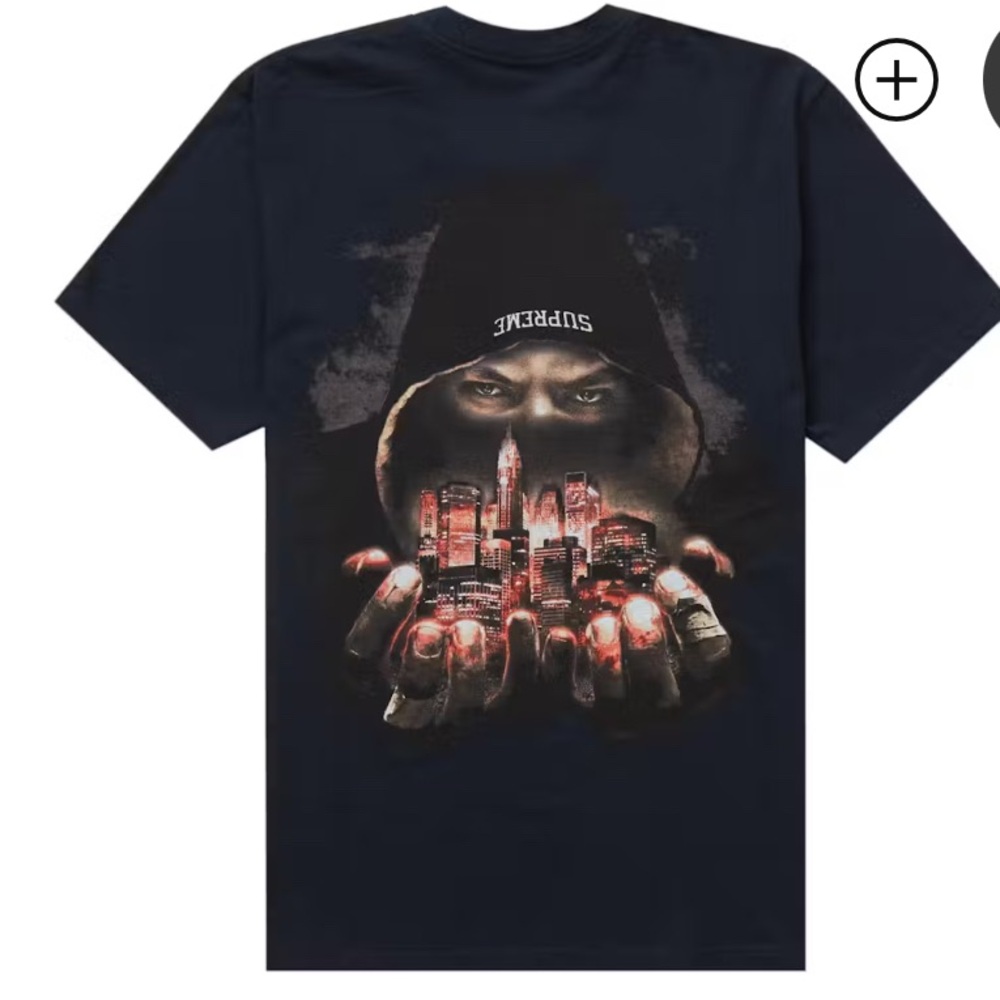 Supreme Fight for NY tee 
Navy